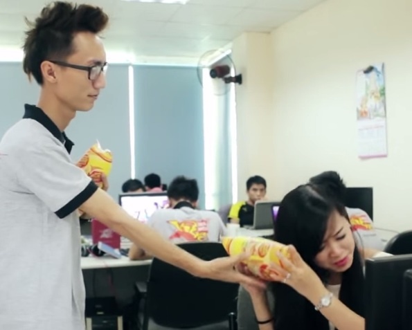 Hình ảnh cắt từ clip.
