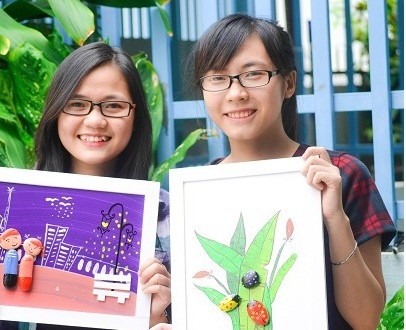 Nu sinh Da Nang ho bien soi da thanh tranh ve hinh anh