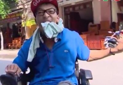 Clip chang trai Nam Dinh an xin khien nhieu nguoi bat khoc hinh anh