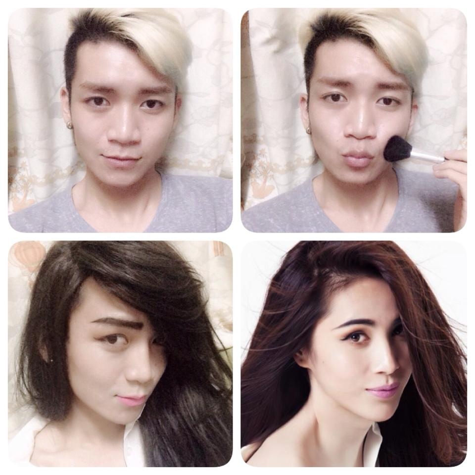 Trần Bảo Bảo nhái theo Thủy Tiên hút gần 14.000 lượt truy cập.