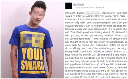Hot boy bị bạn gái tố đào mỏ.