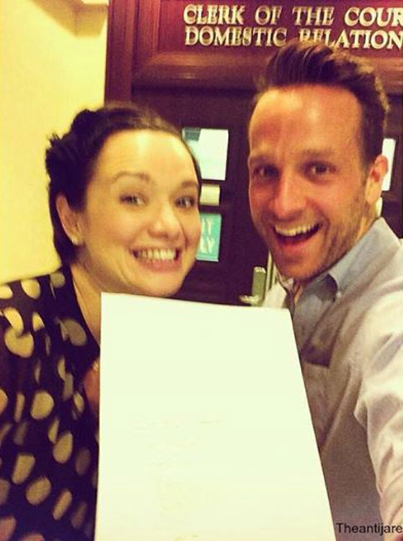 Bức ảnh tự sướng của Keith và Michelle.