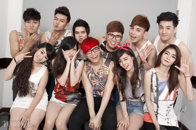 Các thành viên trong nhóm hài BB&BG được mệnh danh là trai xinh, gái đẹp.