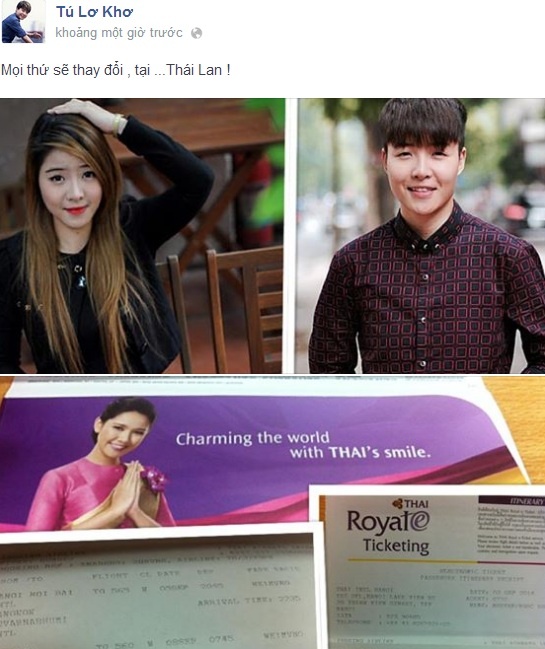 Tú Lơ Khơ chia sẻ hình ảnh về sự thay đổi trong tương lai gần.