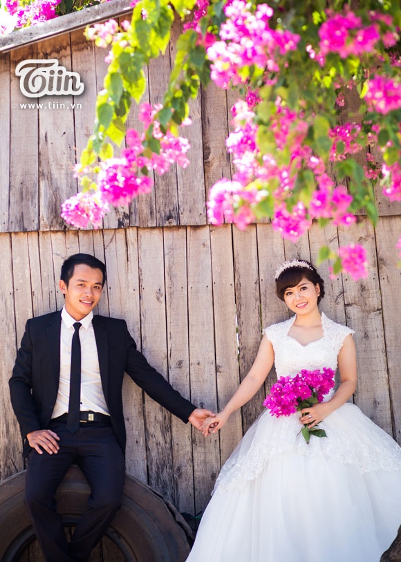 Ảnh cưới của cặp đôi này.