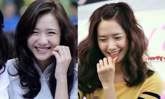 Trâm Anh giống Yoona của nhóm SNSD.