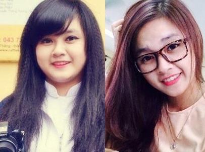 Nhan sac truoc va sau khi giam 30 kg cua nu sinh Bao chi hinh anh
