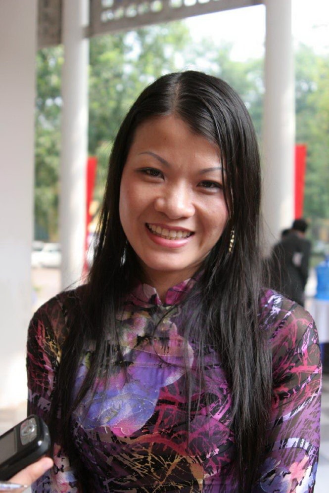 Cô Nguyễn Thị Nhiếp.