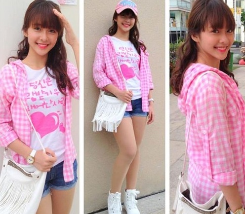 Cô nữ sinh lớp 11 nhí nhảnh 