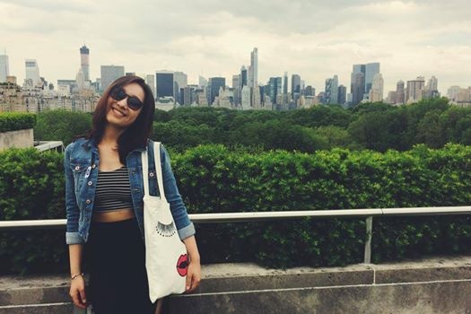 Hình ảnh Anna Trương cá tính trong lần du lịch đến nước Mỹ.