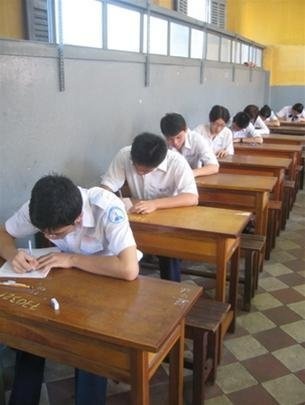 Thí sinh dự thi tốt nghiệp THPT.