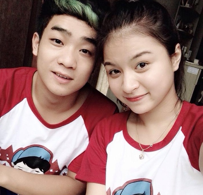 Đỗ Duy Nam và người yêu là Nguyễn Ngọc Anh.