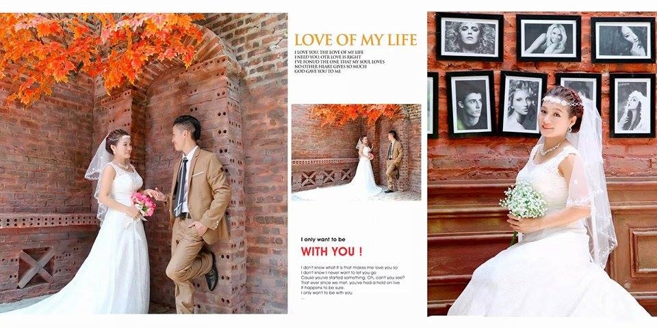Ảnh cưới của cặp đôi này.