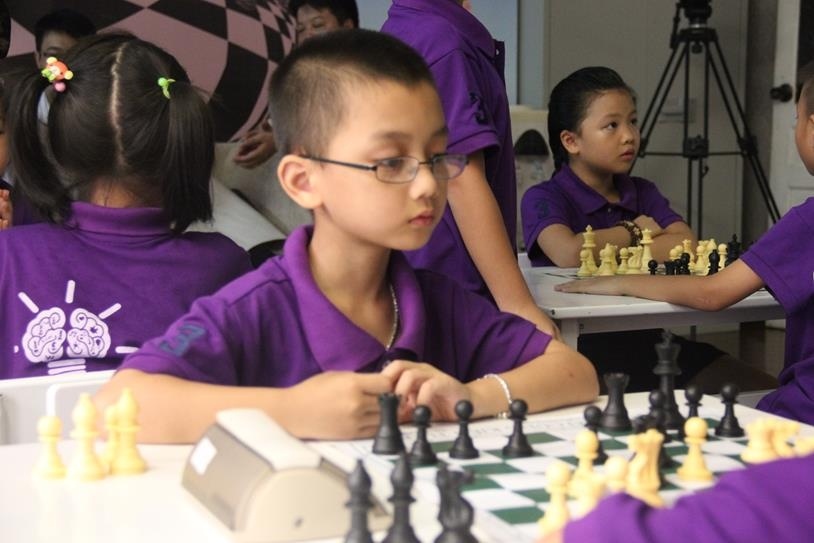 Học sinh trong lớp Học cùng kiện tướng.