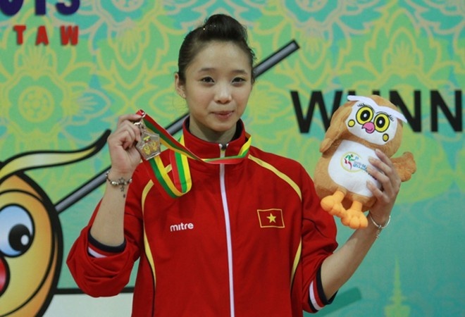 Cô gái Dương Thúy Vi. Ảnh: Hoàng Tâm.