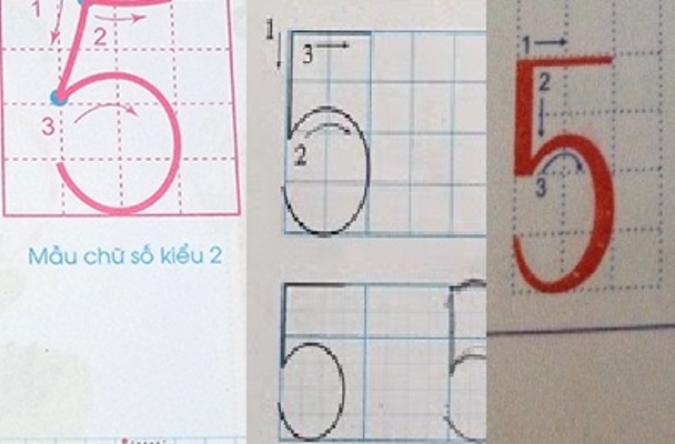 Cach viet so 5 sao cho dung khien nguoi lon dau dau hinh anh