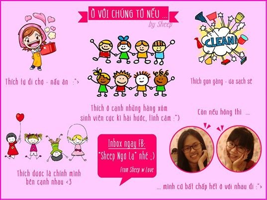 Tờ rơi siêu cute.