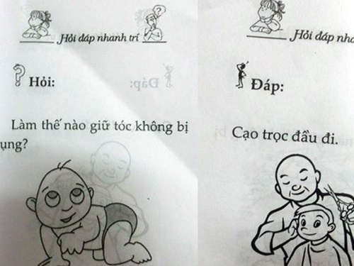 Tre bi dau doc vi... doc sach nham hinh anh