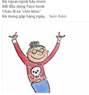 Bài thơ của Đỗ Nhật Nam gửi tặng bà ngoại.