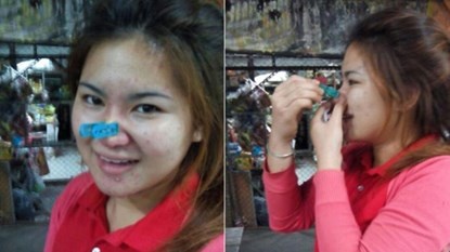 Jenny khoe cách làm đẹp đau đớn do mình nghĩ ra.