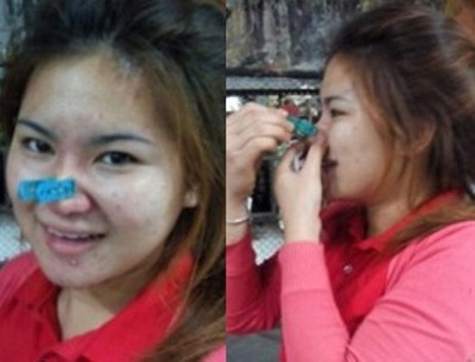 Thieu nu lieu linh tu dung kep quan ao lam gon mui hinh anh