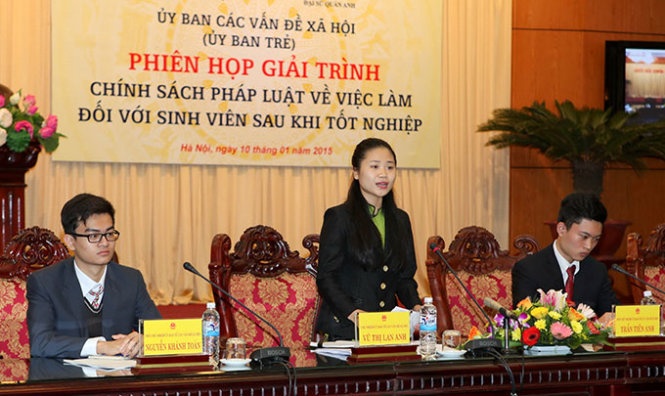 ​Mot phien dieu tran cua Quoc hoi tre hinh anh