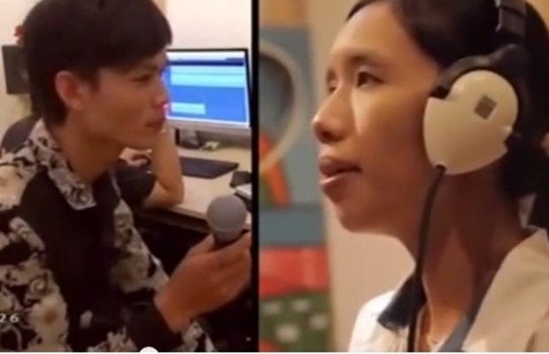 Clip chuyen tinh cam dong cua doi vo chong hat rong hinh anh