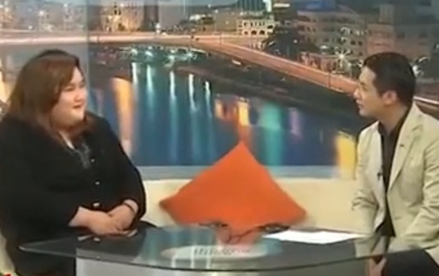 Clip co gai nang 100 kg tu tin tren song truyen hinh hinh anh