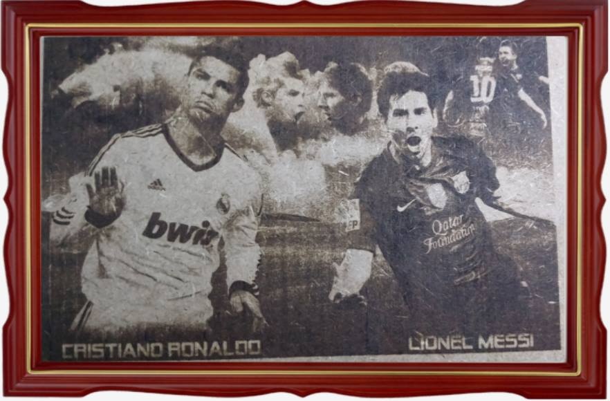 Một trong những sản phẩm được laser khắc.