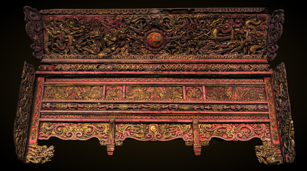 Cửa õng đình Lại Yên.