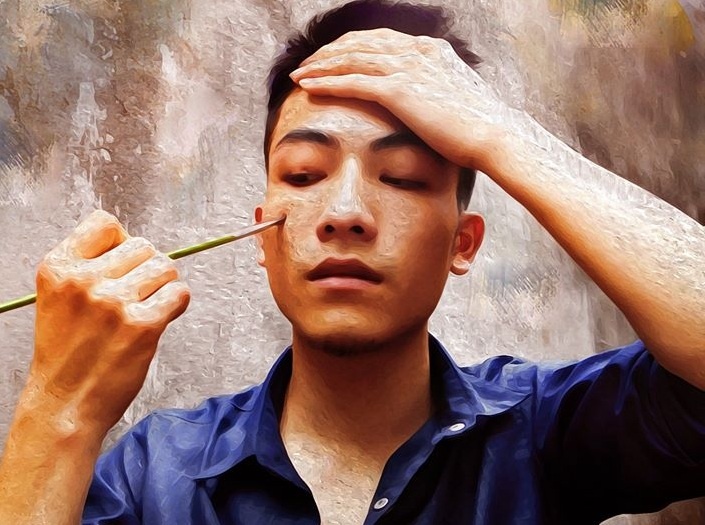 Nam sinh 9X dung lop day ve cho hang tram hoc sinh hinh anh