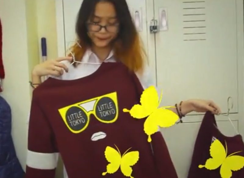 Clip sinh vien hao huc cho don Tet hinh anh