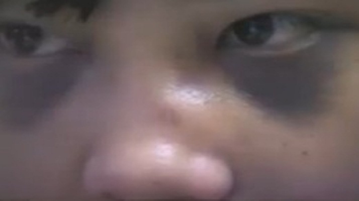 Clip nu sinh hoang so ke lai phut bi ban danh hoi dong hinh anh