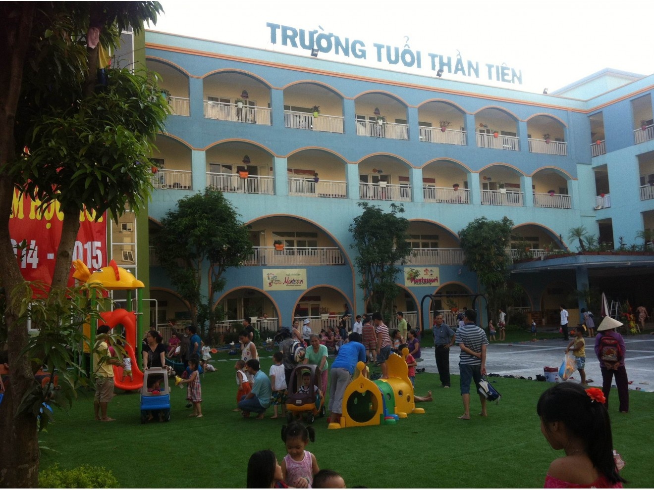 Trường mầm non Tuổi thần tiên.