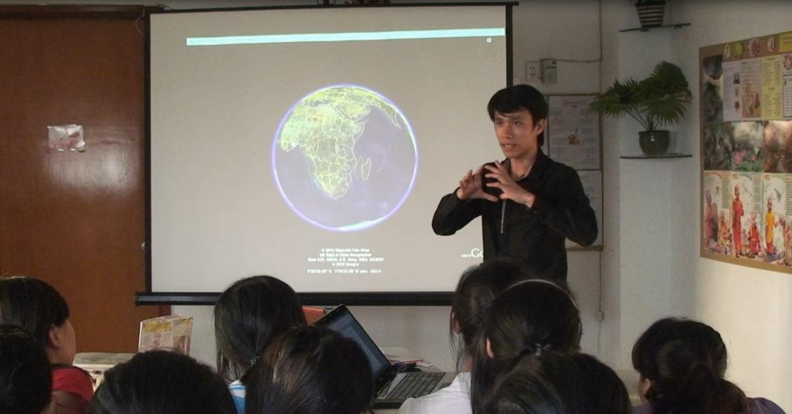 Dương Anh Vũ là diễn giả cho nhiều bạn trẻ.