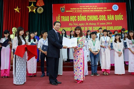 Lương Thị Thảo xuất sắc giành học bổng Chung - Soo của Hàn Quốc.