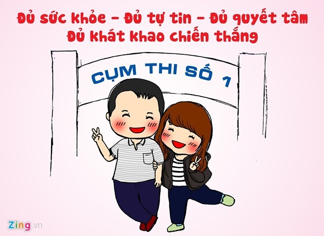 Tranh vui: Duong den dai hoc cua gan mot trieu thi sinh hinh anh