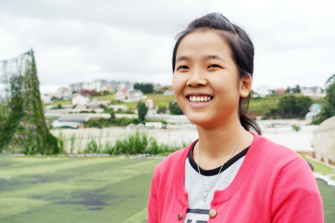 Thanh Thảo đang ở Đà Lạt chăm sóc cho chị sinh con và chờ kết quả xét tuyển - Ảnh: M.Vinh
