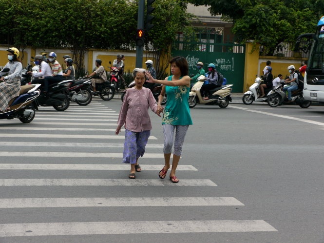 Hình ảnh đẹp trên đường phố Sài Gòn.