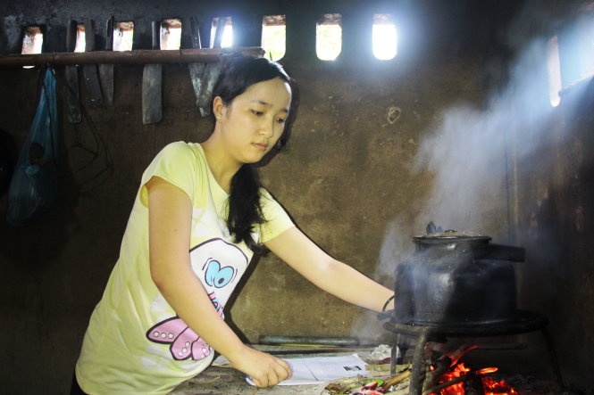 Cô học trò Nguyễn Thị Diệu Lê.
