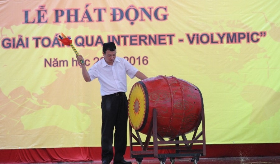 Ông Phạm Đức Tài - Đại diện Bộ GD&ĐT - Trưởng Ban Thư ký cuộc thi ViOlympic.