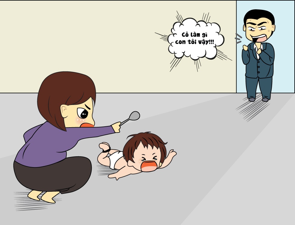 Tranh ve: Nhung hinh phat tre dang len an cua giao vien hinh anh