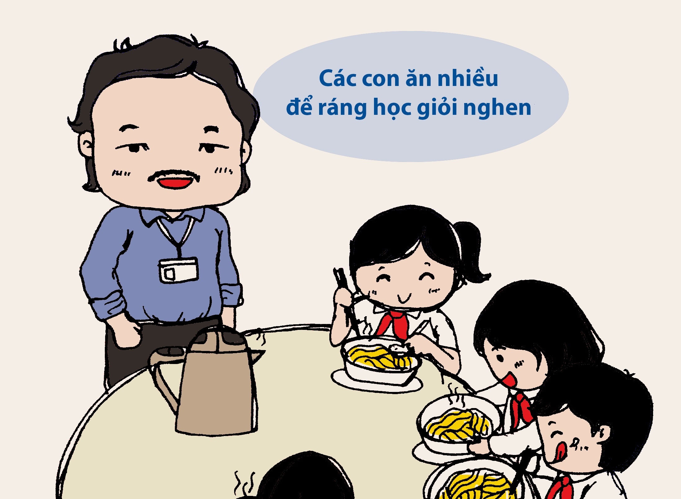 Tranh ve: Nhung chuyen cam dong roi nuoc mat ve thay co hinh anh