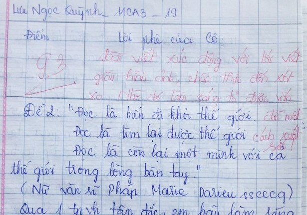 Bai van ve co gai Nga ba Dong Loc dat 9,3 diem hinh anh