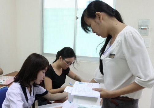 Nhieu truong chua thu ho so dang ky du thi cua thi sinh hinh anh