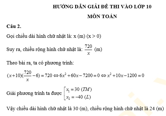 De thi va loi giai mon Toan lop 10 tai Ha Noi hinh anh