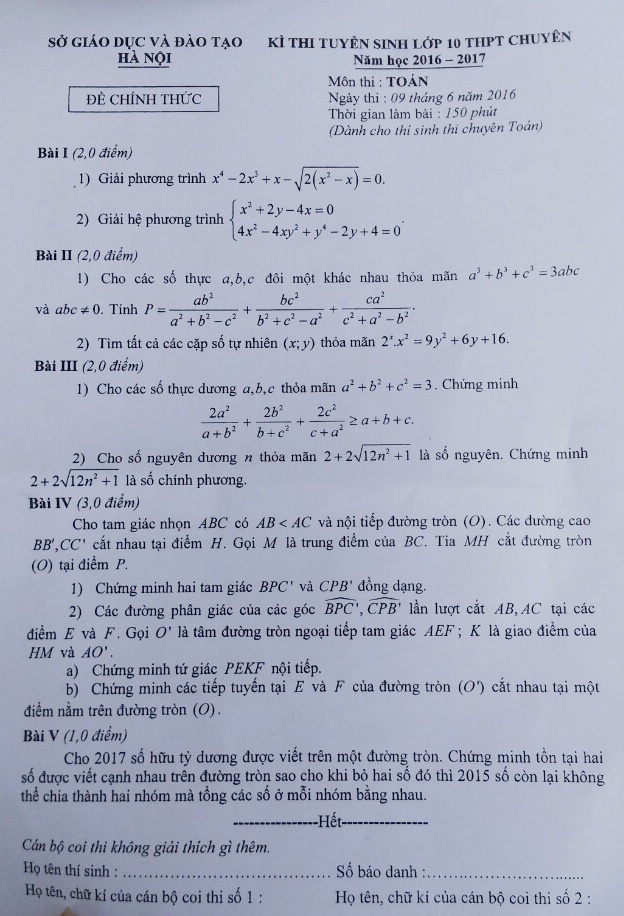Thi lớp 10 chuyên ảnh 1 Thi lop 10 chuyen anh 1