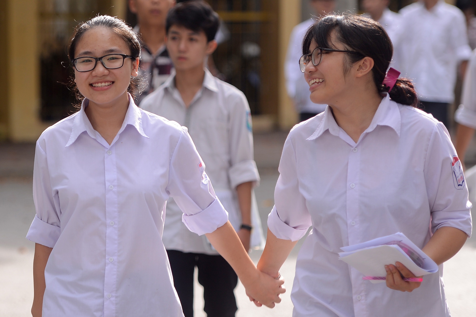 De thi minh hoa 2017: Goi y dap an cac mon trac nghiem hinh anh