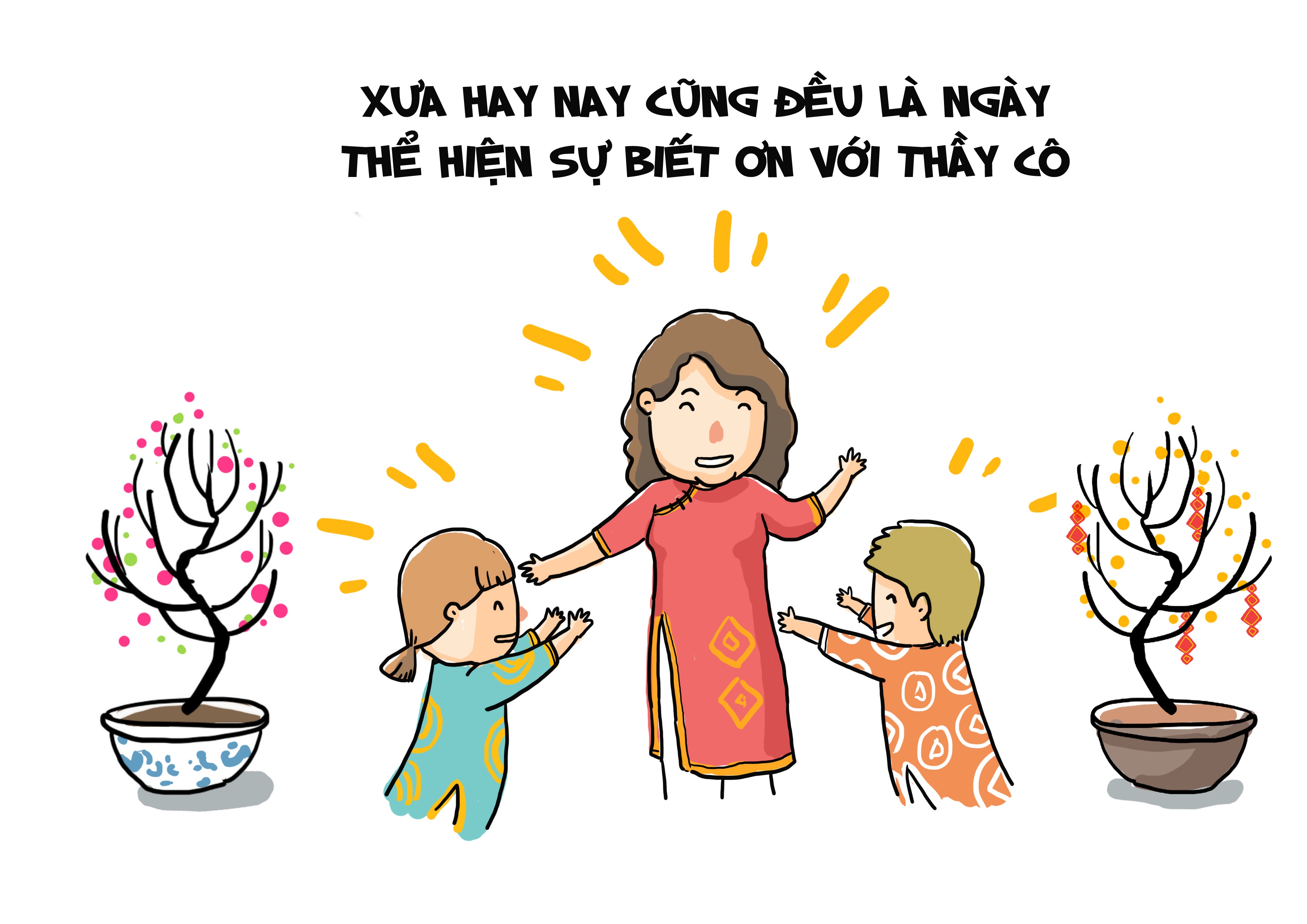 Mung 3 Tet thay xua va nay hinh anh