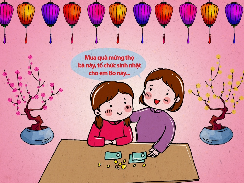 dạy con về lì xì ảnh 5 day con ve li xi anh 5